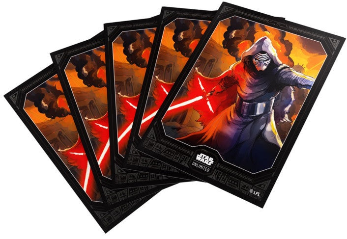 Gamegenic Star Wars Unlimited Kylo Ren Full - Color Art Card Sleeves