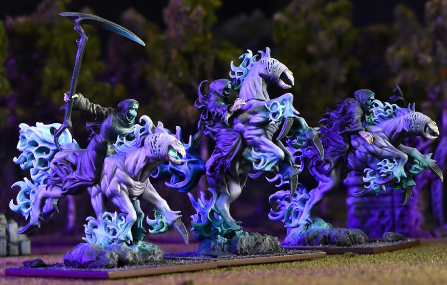 Kings of War Miniatures: Regiment of Nightstalkers Soulflayers - Dark and Mysterious Fantasy Gaming Figures