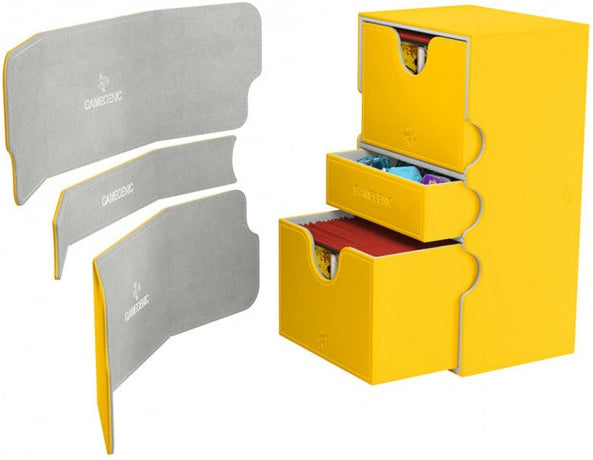 Gamegenic Extra Large Yellow Stronghold 200+ Deck Box for Card Storage