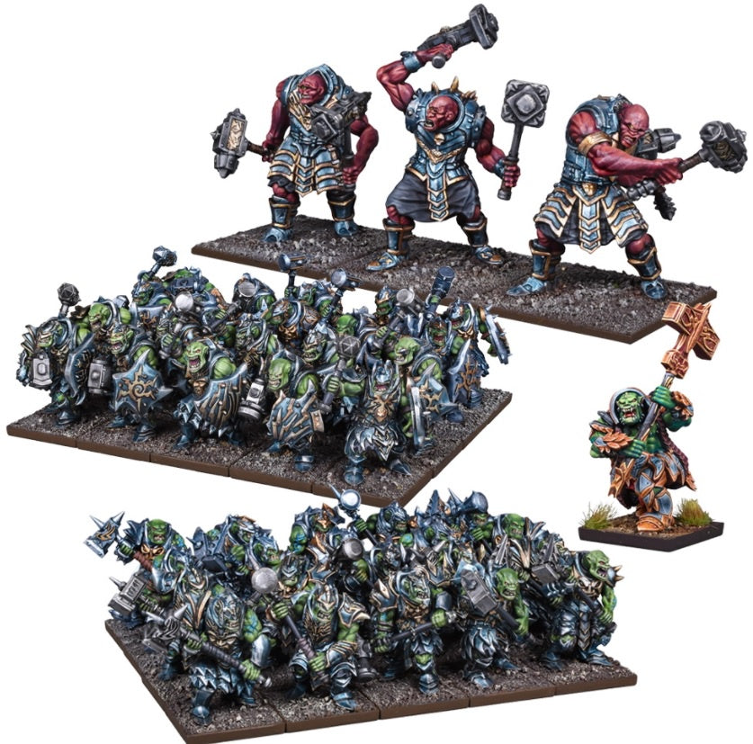 Powerful Riftforged Orc Army Set for Kings of War