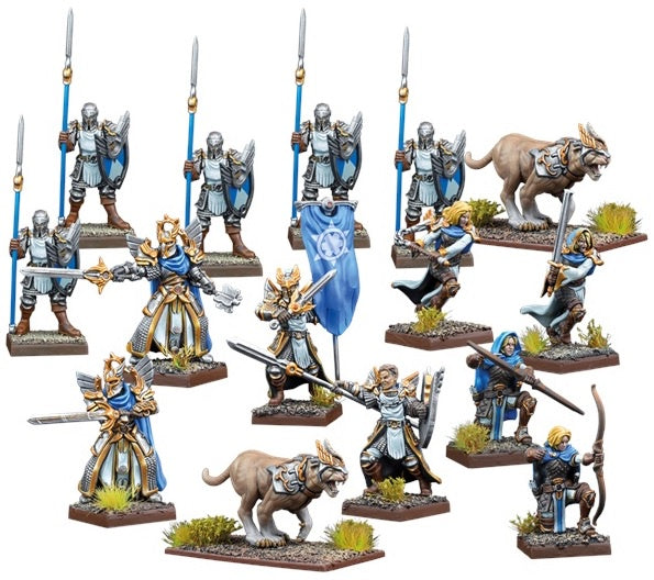 Kings of War Vanguard Starter Set for the Basilean Faction - Ideal for Tabletop Gaming Enthusiasts