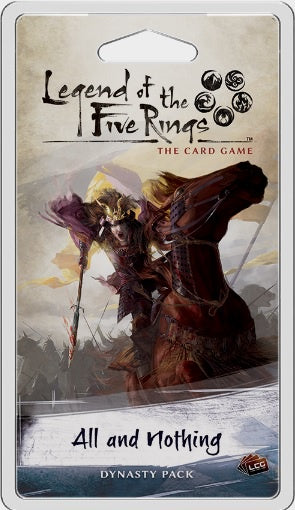 Legend of the Five Rings LCG All or Nothing Dynasty Pack - An Elemental Adventure