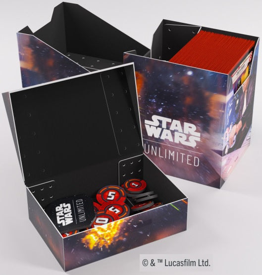 Gamegenic Star Wars Unlimited Soft Crate - Han Solo & Millennium Falcon Design