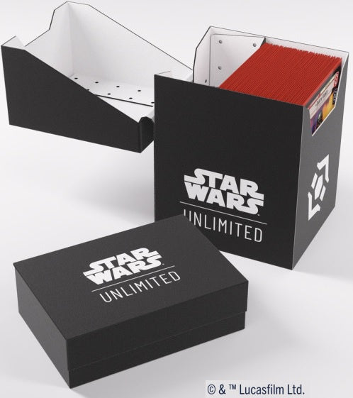 Gamegenic Black/White Soft Crate for Star Wars Unlimited - Ideal Card Carrier