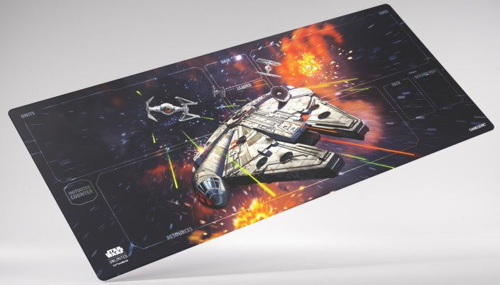 Gamegenic Star Wars Unlimited Extra-Wide Millennium Falcon Gaming Mat