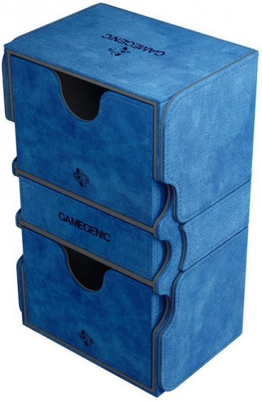 Large and Sturdy Gamegenic Stronghold 200+ XL Deck Box in Blue Color