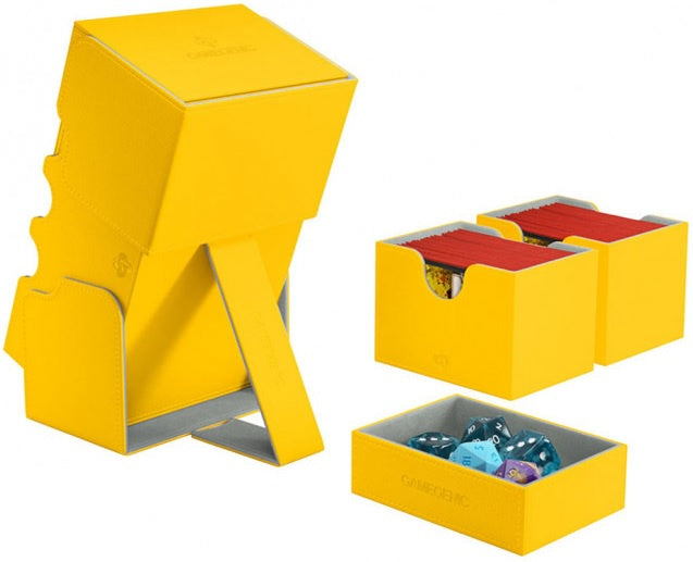 Gamegenic Extra Large Yellow Stronghold 200+ Deck Box for Card Storage