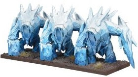 Kings of War: Magical Ice Elemental Regiment of the Northern Alliance