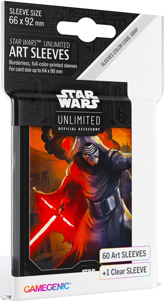 Gamegenic Star Wars Unlimited Kylo Ren Full - Color Art Card Sleeves