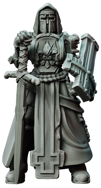 Fantasy Battle Nuns Miniature - Expert Sword Master