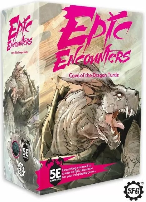 Epic Fantasy Role - Playing Encounter: Cove of the Magnificent Dragon Turtle