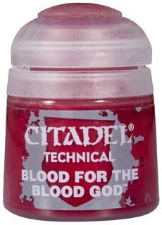 Citadel Technical Acrylic Paint - Blood for the Blood God 27-05 for Miniatures