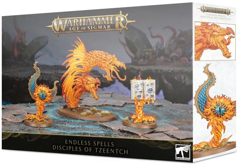 Age of Sigmar Disciples of Tzeentch Endless Spells Set 83 - 85