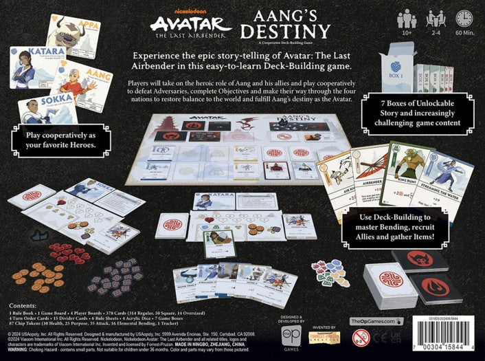 Avatar: The Last Airbender - Aang's Destiny Cooperative Deck - Building Game