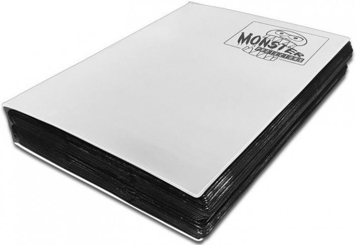 White BCW Monster 9 - Pocket Mega Card Binder for Card Storage