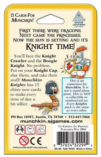 Munchkin Knights Booster Pack - An Exciting Addition for Munchkin Card Game