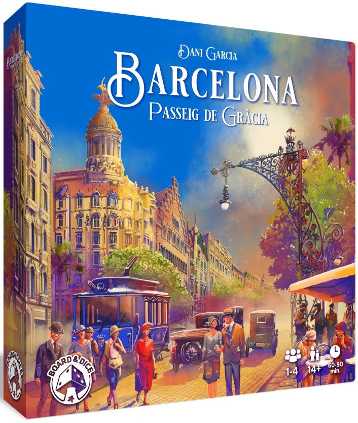 Barcelona Passeig De Gracia Game Expansion with Pedestrian Rewards