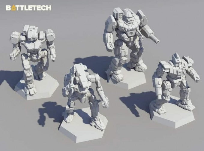 BattleTech Inner Sphere Heavy Lance - A Set of Reliable Battle Mechs for Strategic Warfare