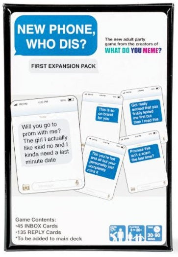 First Expansion Pack for the Popular New Phone, Who Dis™ Game