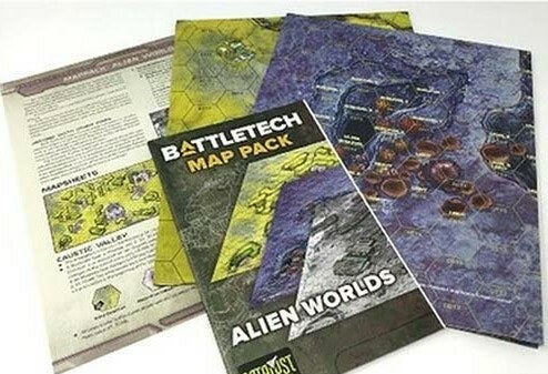 Exciting BattleTech Alien Worlds Map Pack for 2 - 10 Players